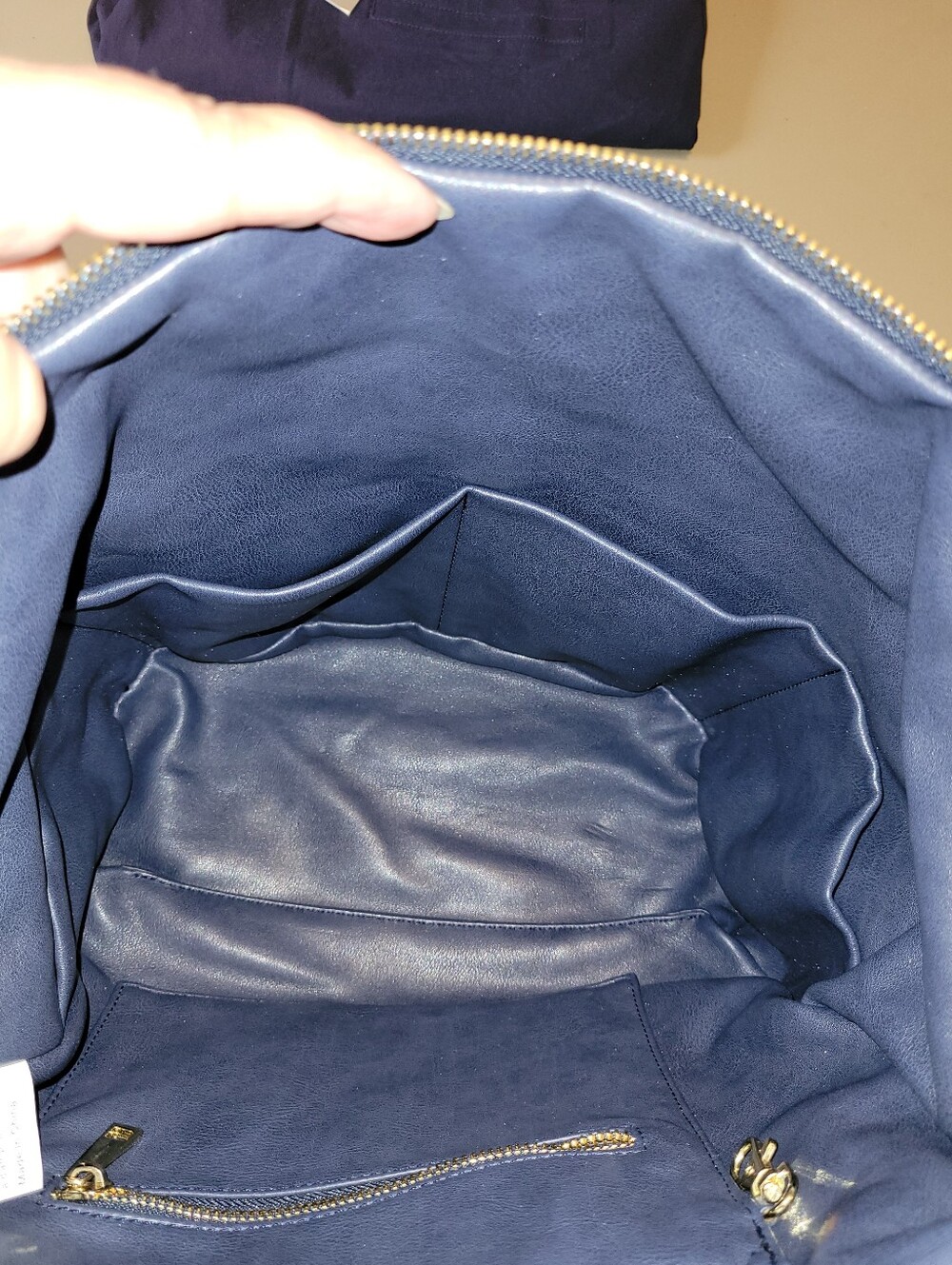 Fawn Design - Blue Bag/ Backpack Diaper Bag. Multi-pocketed Good Condition! - Picture 13 of 16